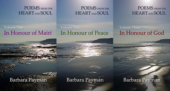 Spiritual poetry with Barbara Payman. Poems from the heart and soul trilogy.